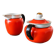 Milk jug and sugar bowl Gefle "Karneval", Upsala-Ekeby, Sweden, 1930s