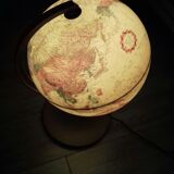 Lamp globe land map