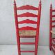 6 chaises paillées Vintage