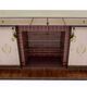 Luigi Brusotti Mid-Century Modern Italian Bar Cabinet with Decorated Mirror