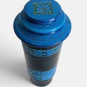 Bitossi by Aldo Londi Lidded XL Chamotte Vase, Handcrafted in Italy, C. 19