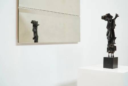 Roger Bonduel, Rare Abstract Bronze Sculpture
