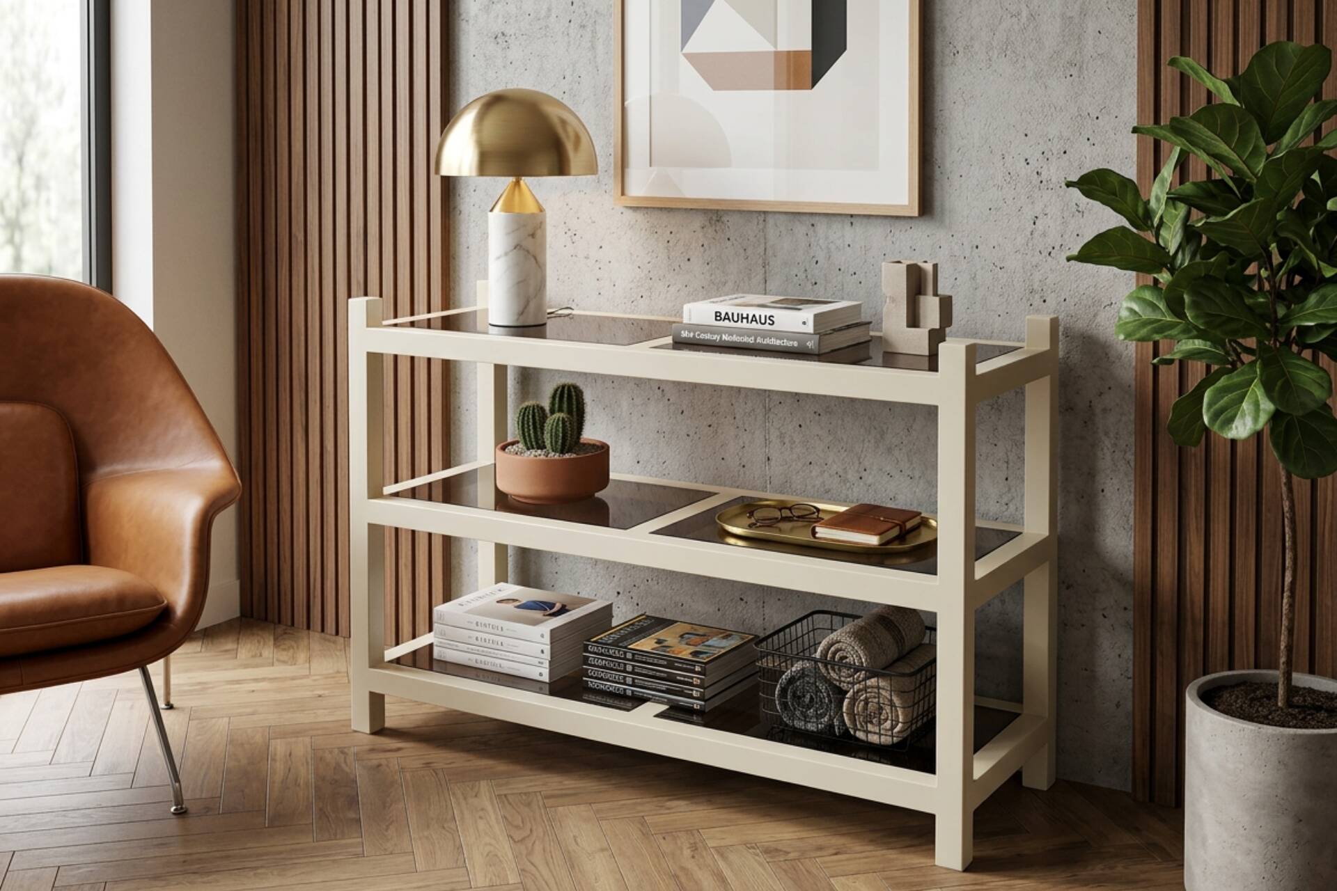 Libreria/Console Vintage – Design Postmoderno Anni '90