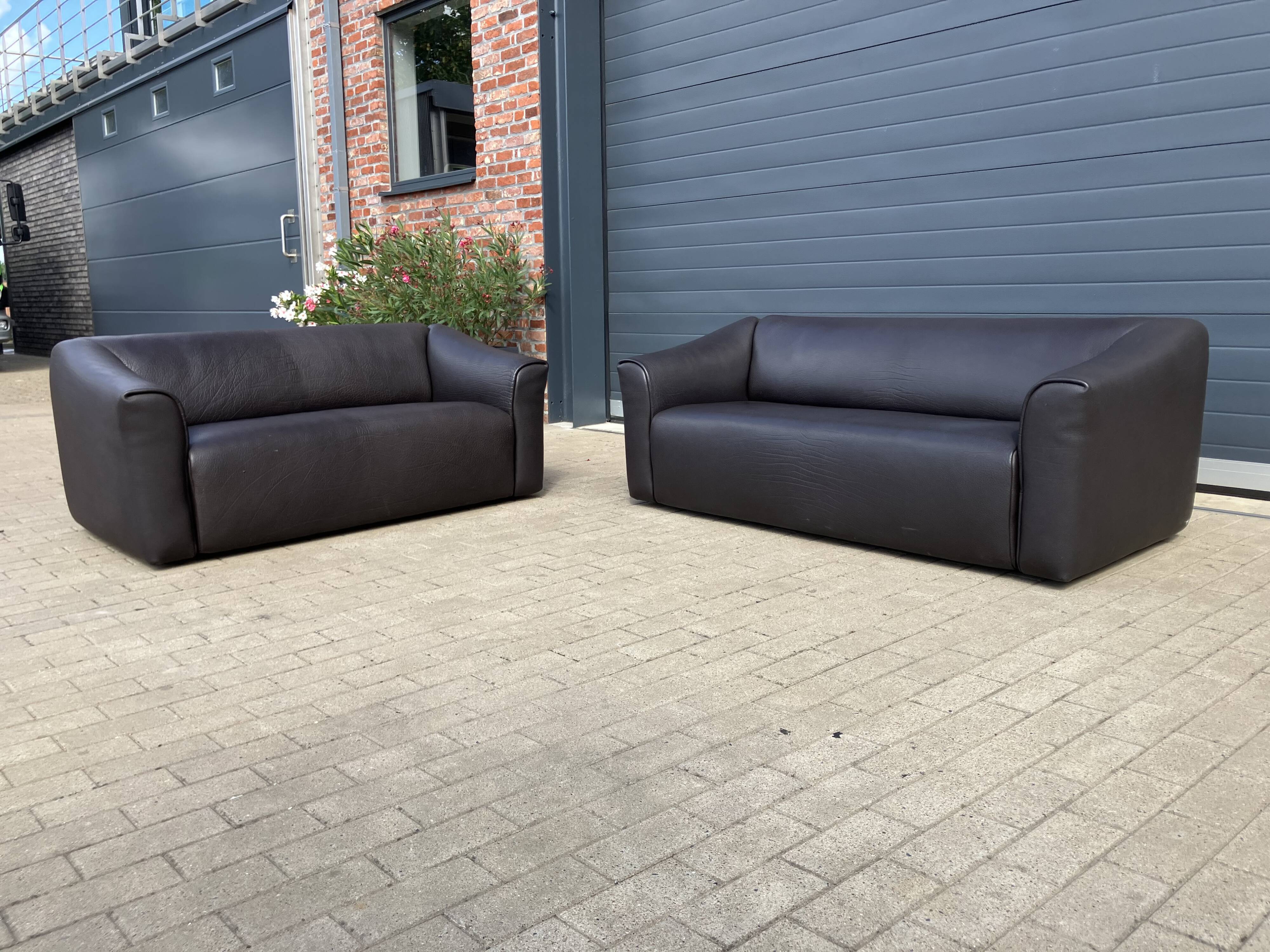 De Sede Ds47 3zit +2zit Buffel leather 5mm NECK color Cigarro