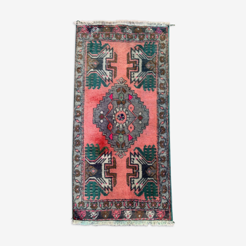 Tapis turc vintage 105x52 cm