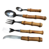 Bamboo cutlery set