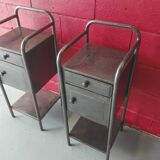 Pair of industrial bedside