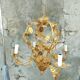 Golden cage chandelier