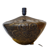 Glazed ceramic lamp base 1970