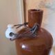 Antique stoneware bottle