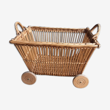 Wicker basket storage kids