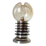 Space age chrome and plexiglass lamp from the 70s