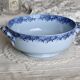 Antique U&C Sarreguemines earthenware salad bowl - Mimosa model