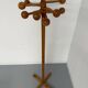 Vintage solid pine coat rack designed by Reiner Daumiller from the 1970s.