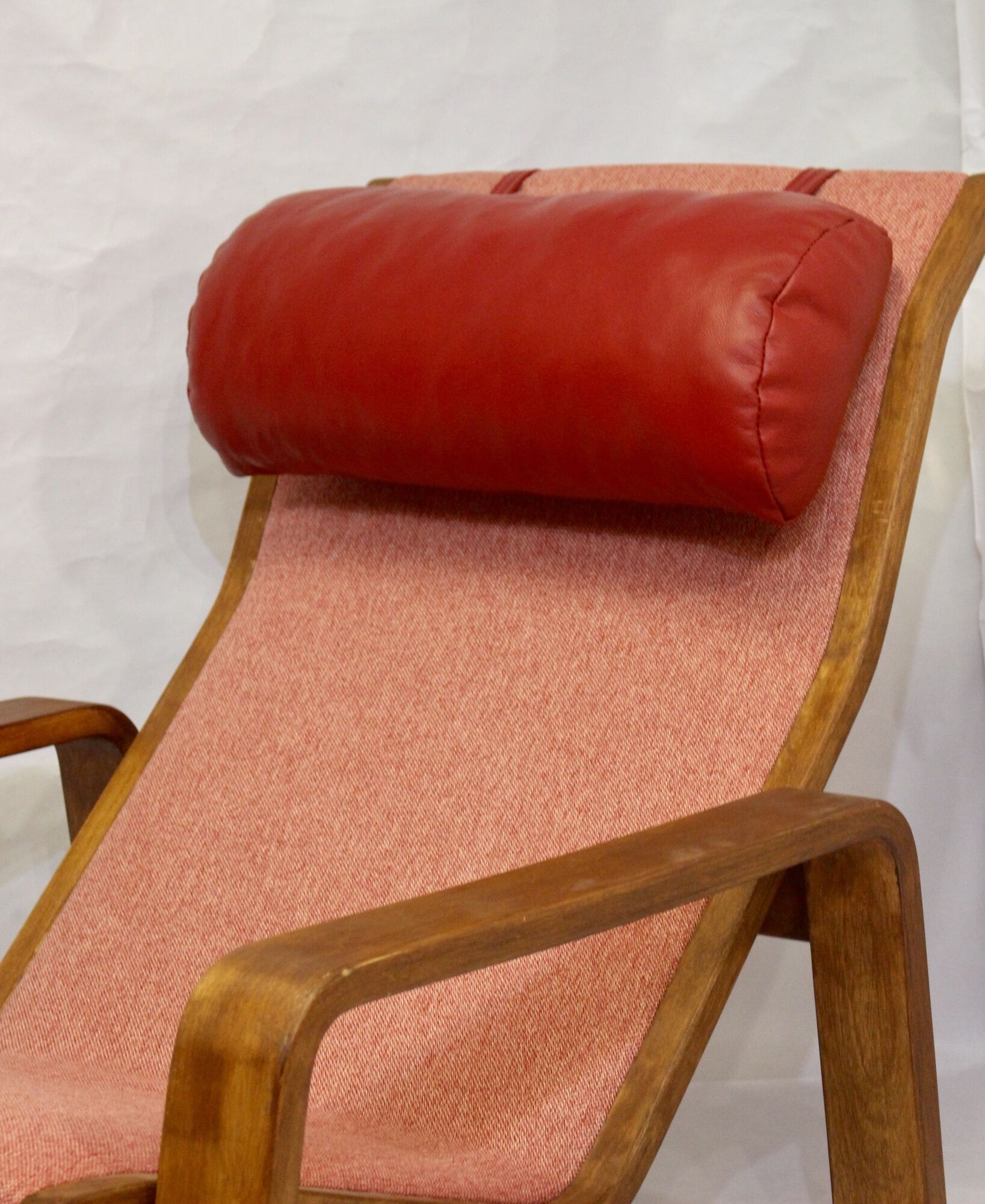 Pulkka chair and ottoman by Ilmari Lappalainen for Asko, 1963
