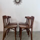 Lot 4 old vintage bentwood bistro chairs from the 70s