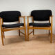 Mid-Century Armchairs by A. B. Madsen & E. Larsen, Set of 2