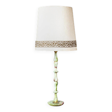 Lampe de table en onyx, années 1950