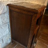 Table de nuit ancienne dessus marbre