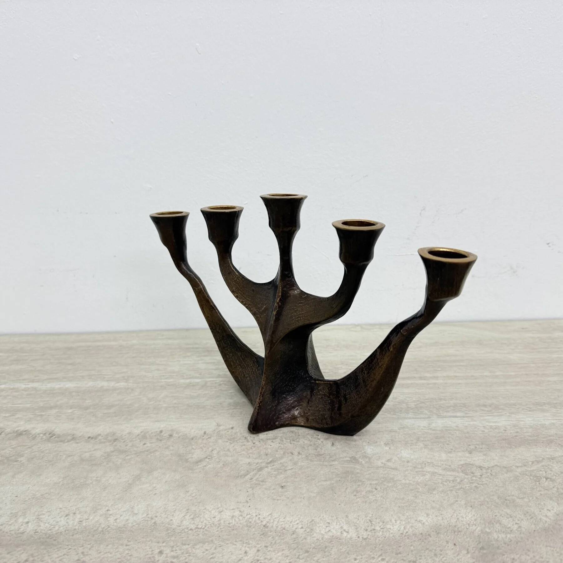 Brutalist candle holder by Horst Dalbeck, 1970s, Germany