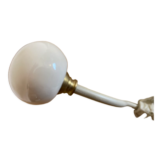 Wall-mounted coat rack with ceramic