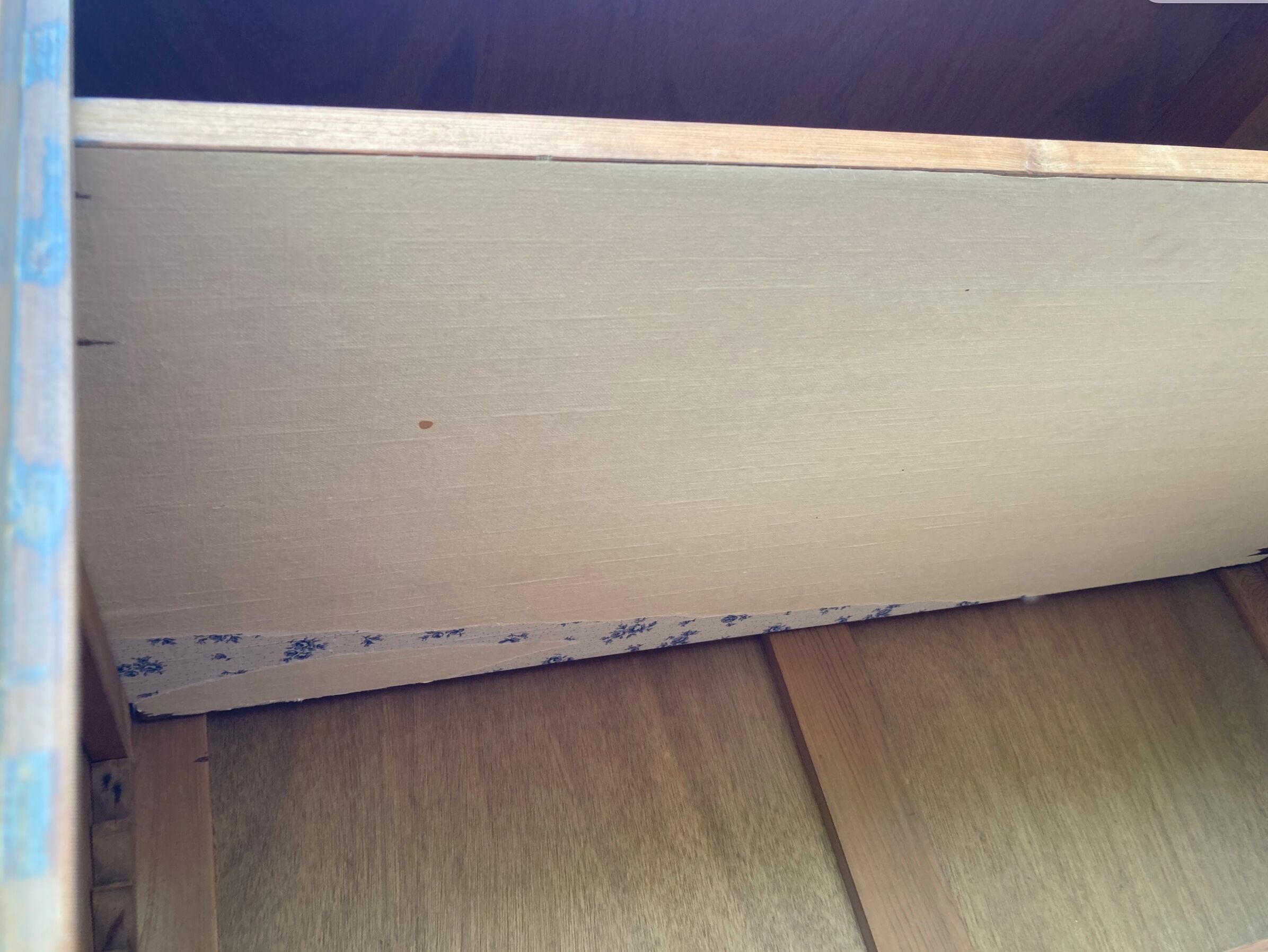 Vintage glazed Parisian wardrobe