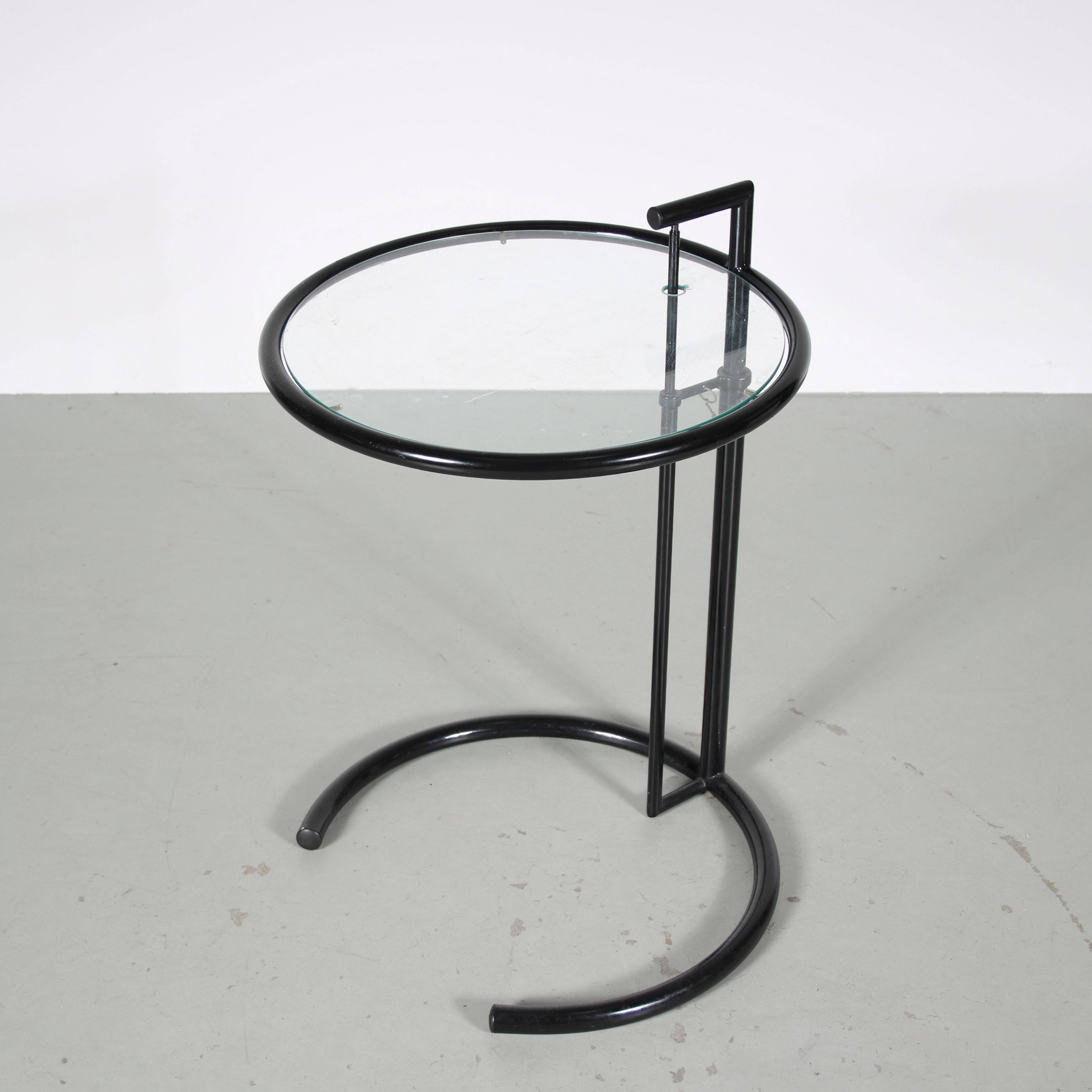 1980s eileen gray style side table from italy