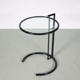 1980s eileen gray style side table from italy