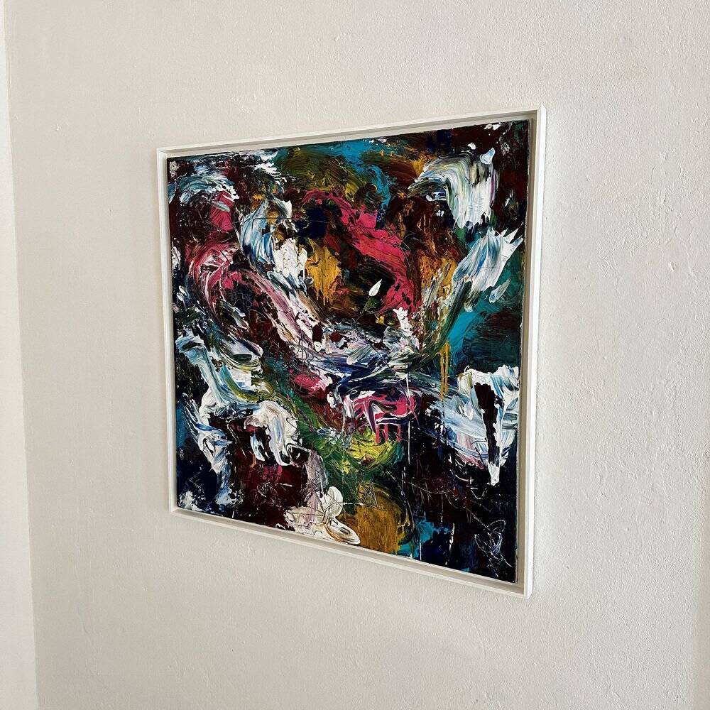 Felix Bachmann, Abstract Composition, 2023, Mixed Media