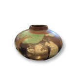 Peruvian vase in polychrome terracotta