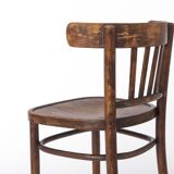 Vintage Chair 1950s Germany, Beech Wood, Mid Century Wooden Chair, Dining