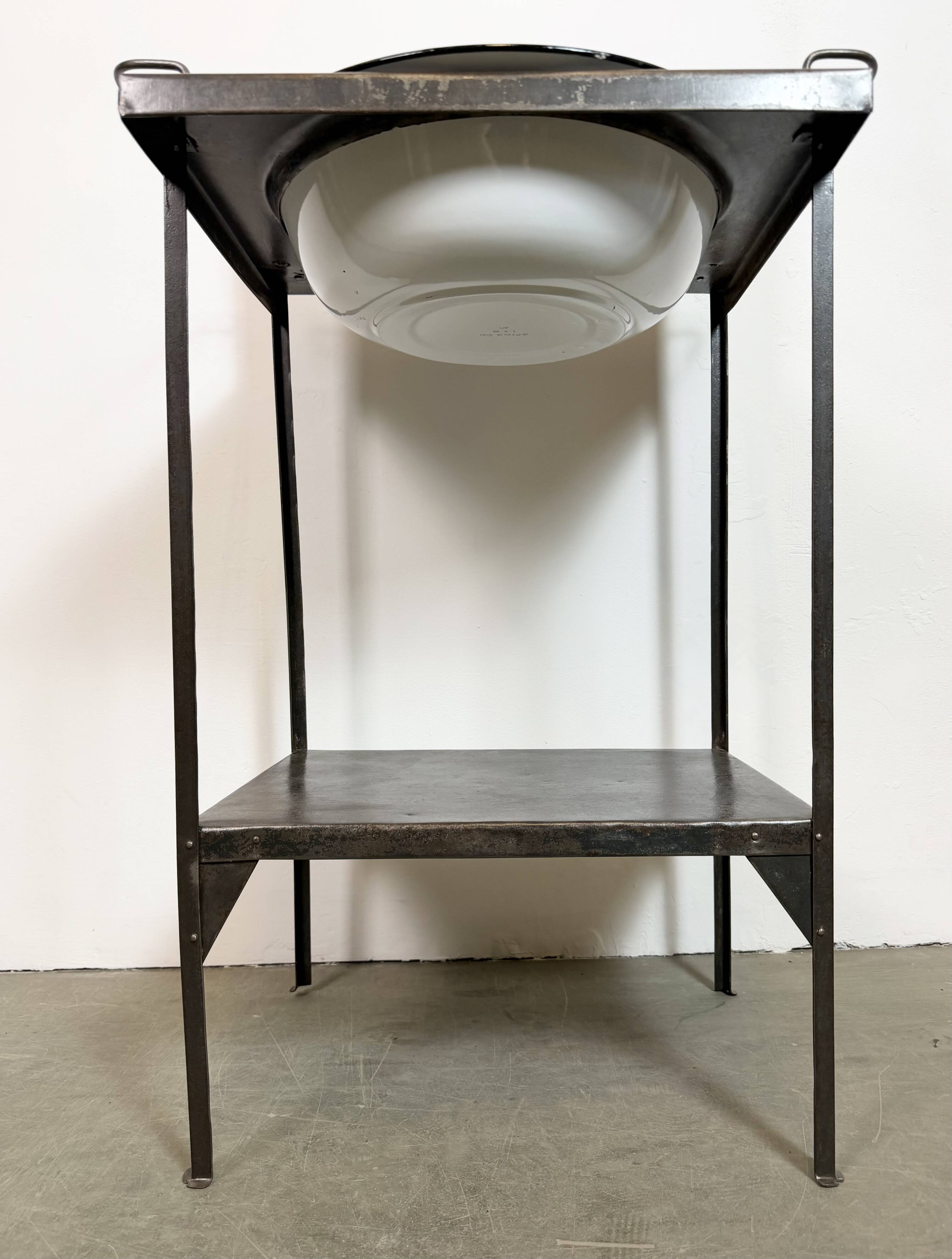 Vintage Industrial Hospital Wash Basin, 1960s