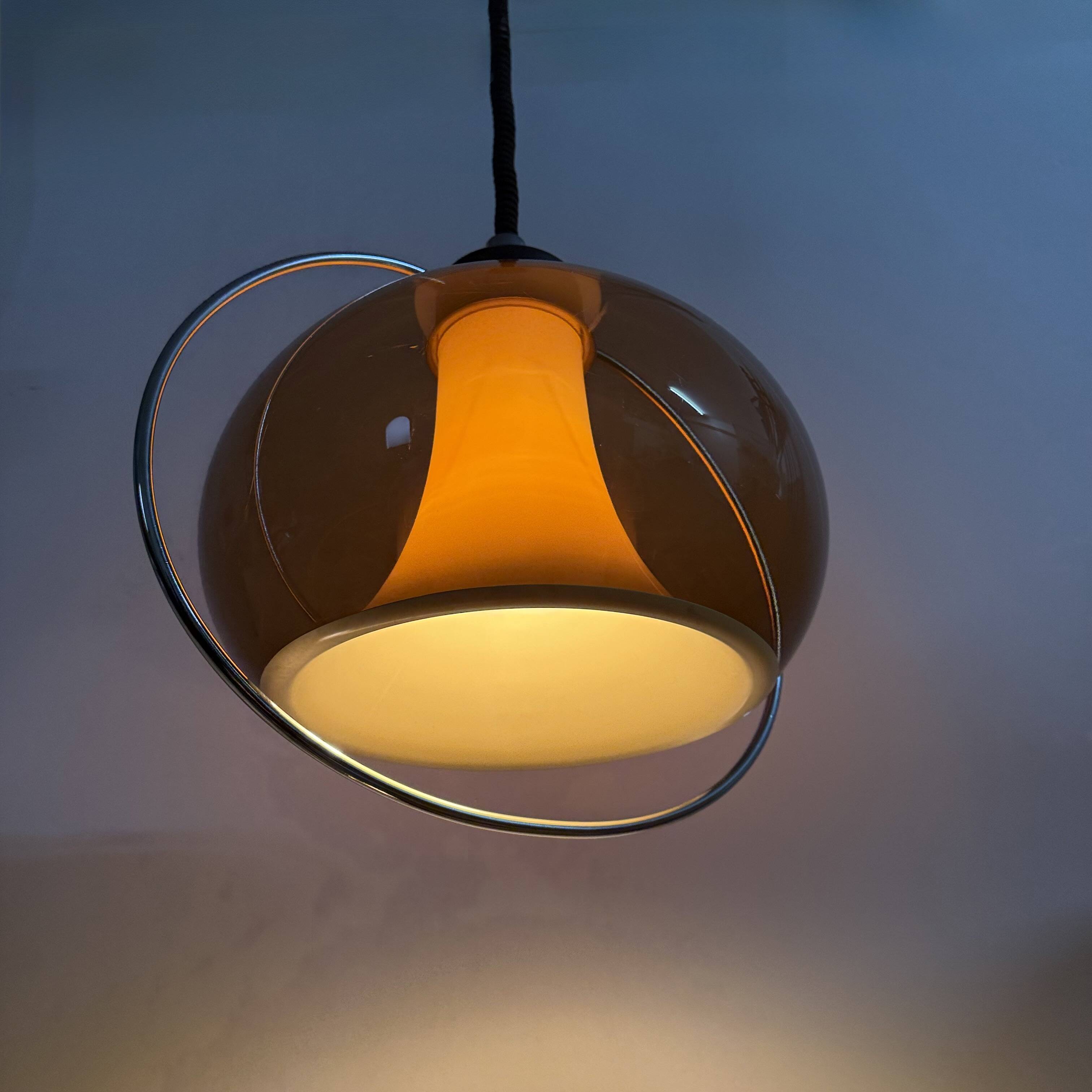 Space age hanging lamp , 1970s