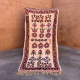 Colorful Azilal Moroccan rug - 128 x 277 cm