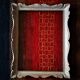 Carved wooden frame, work from the 1950s.