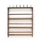 Antique Rustic Farmhouse Folk Art Kitchen Plate Rack / Schelves