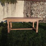 Solid oak farmhouse table