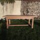 Solid oak farmhouse table