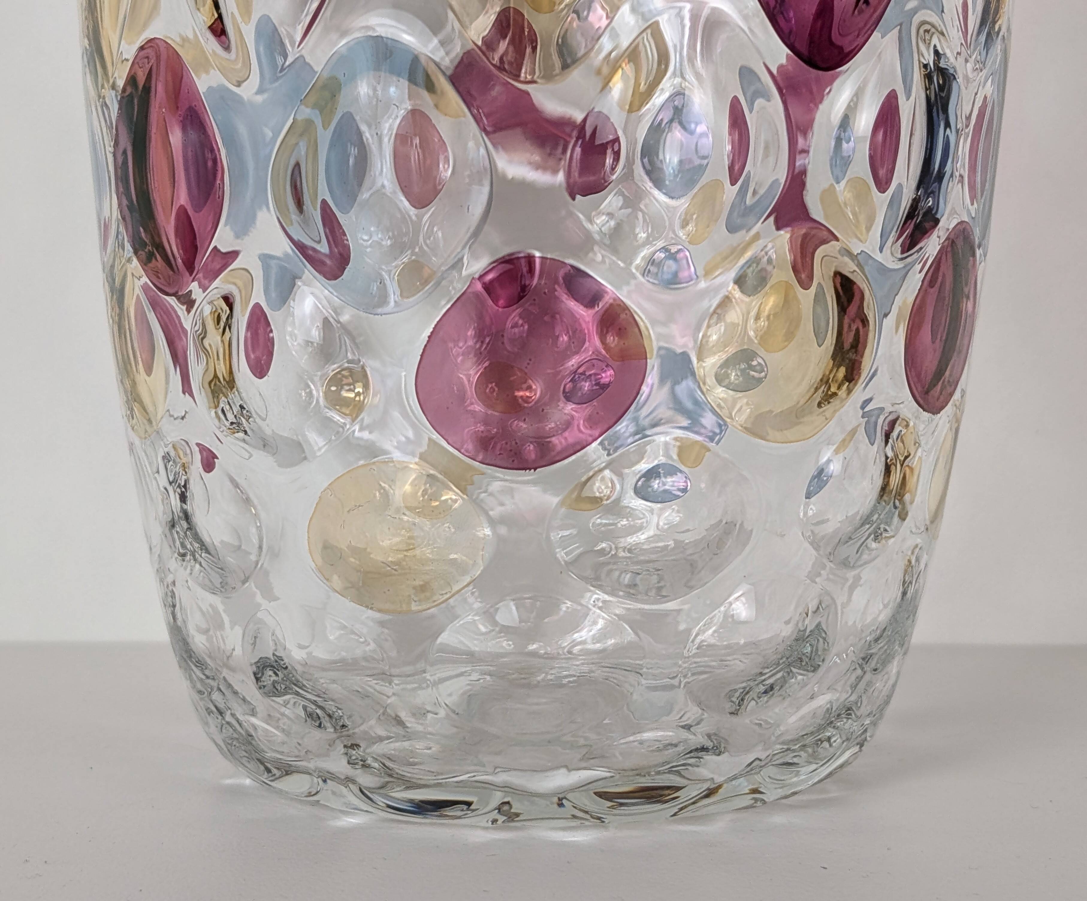Bohemian crystal vase