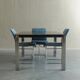 Dining table by Giovanni Offredi for Saporiti