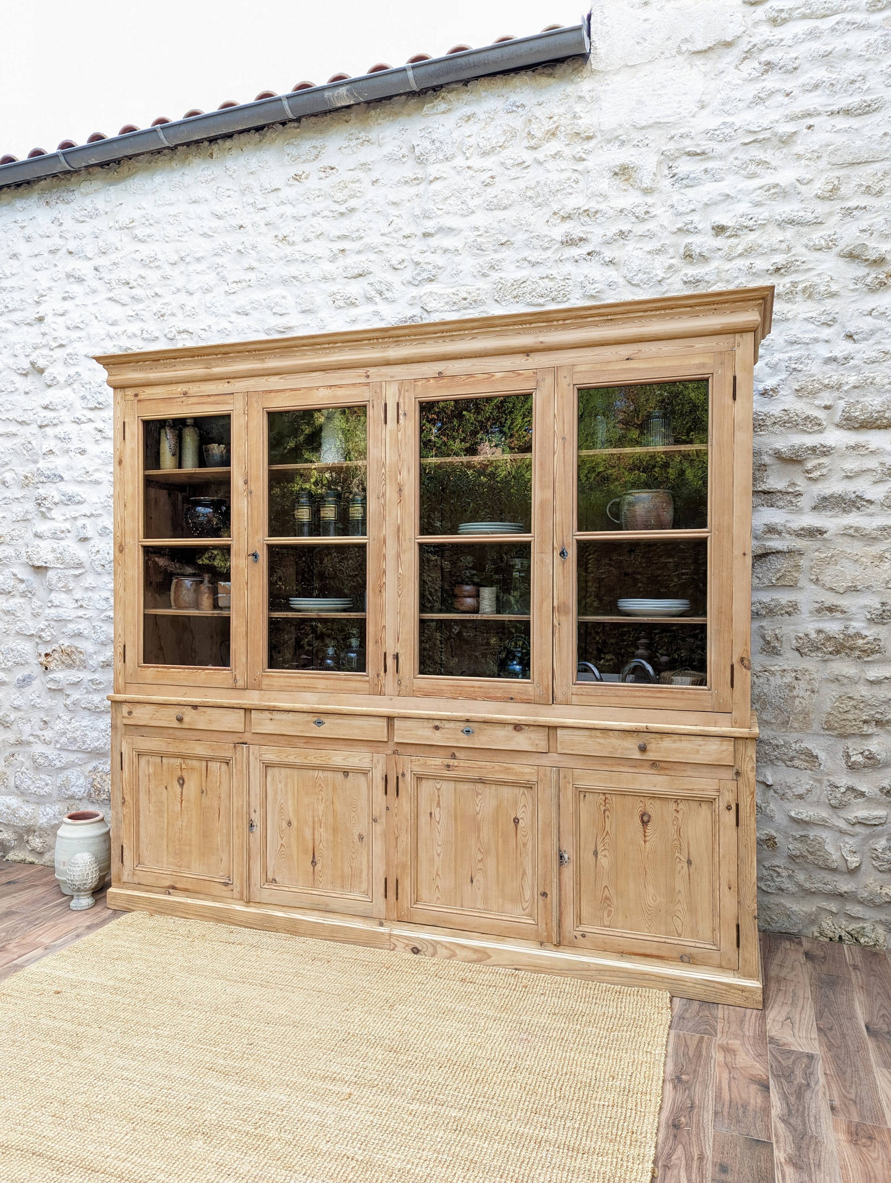 Old glazed furniture