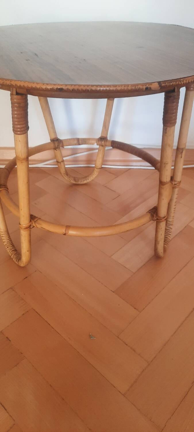 Table basse bambou