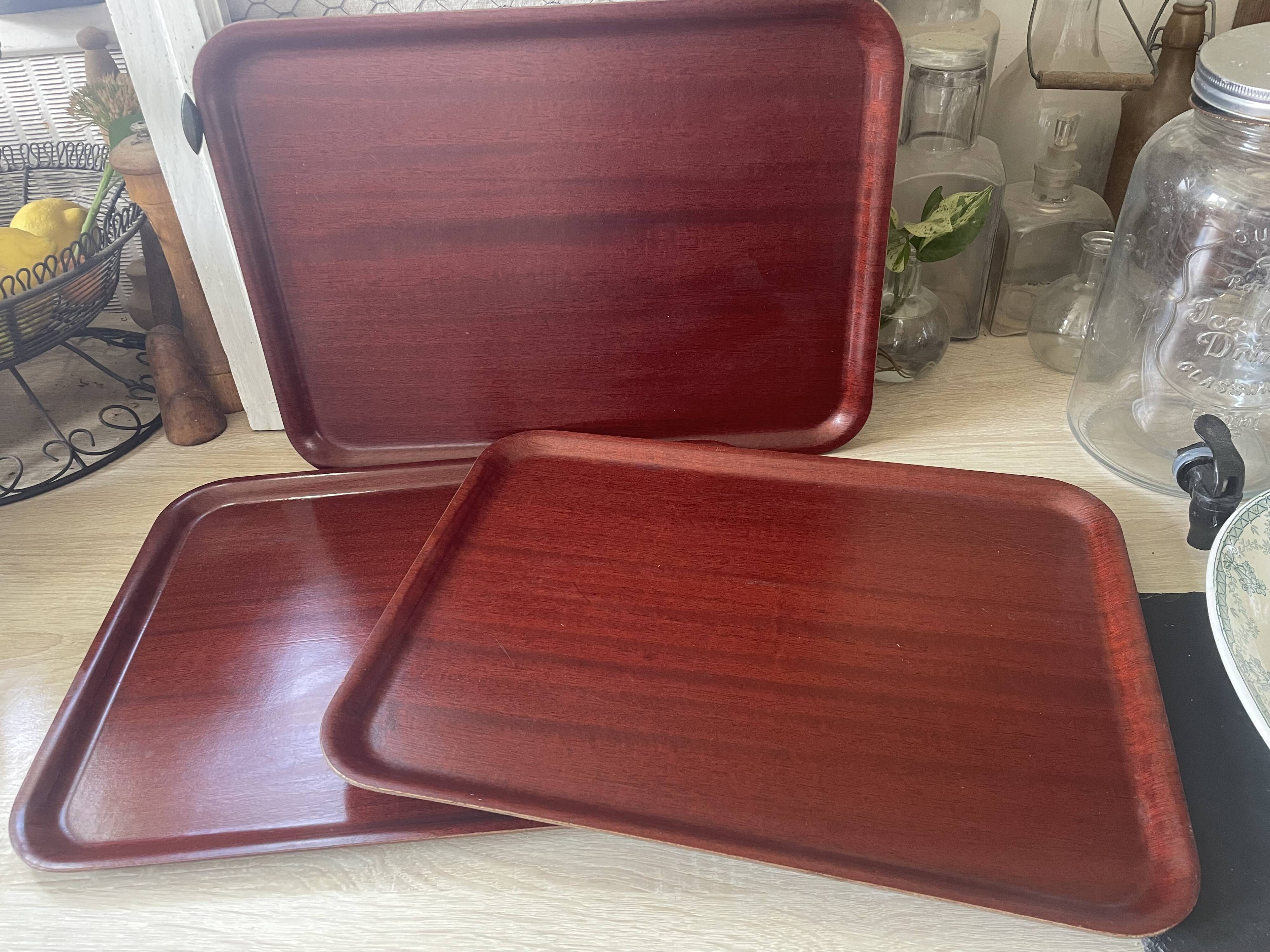 Vintage post-formed teak top