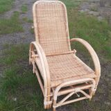 Wicker armchair