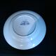 Longchamp earthenware plate burgundy décor