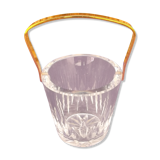 Vintage crystal ice bucket