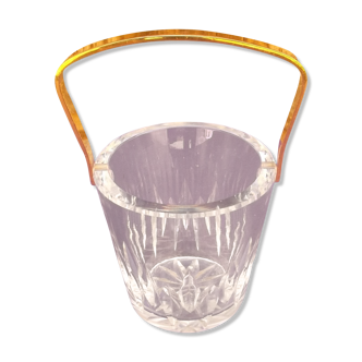 Vintage crystal ice bucket