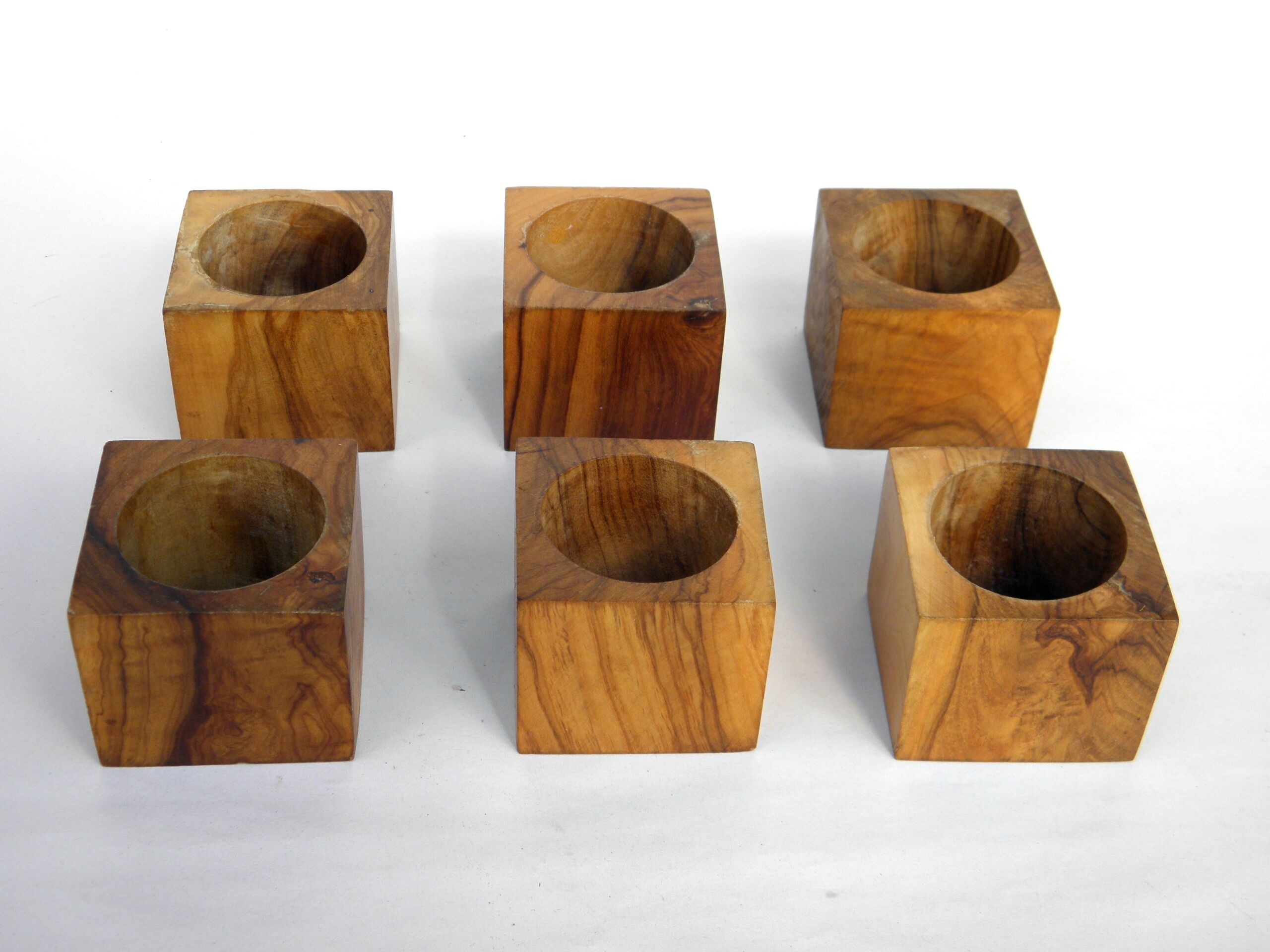 Wooden egg display