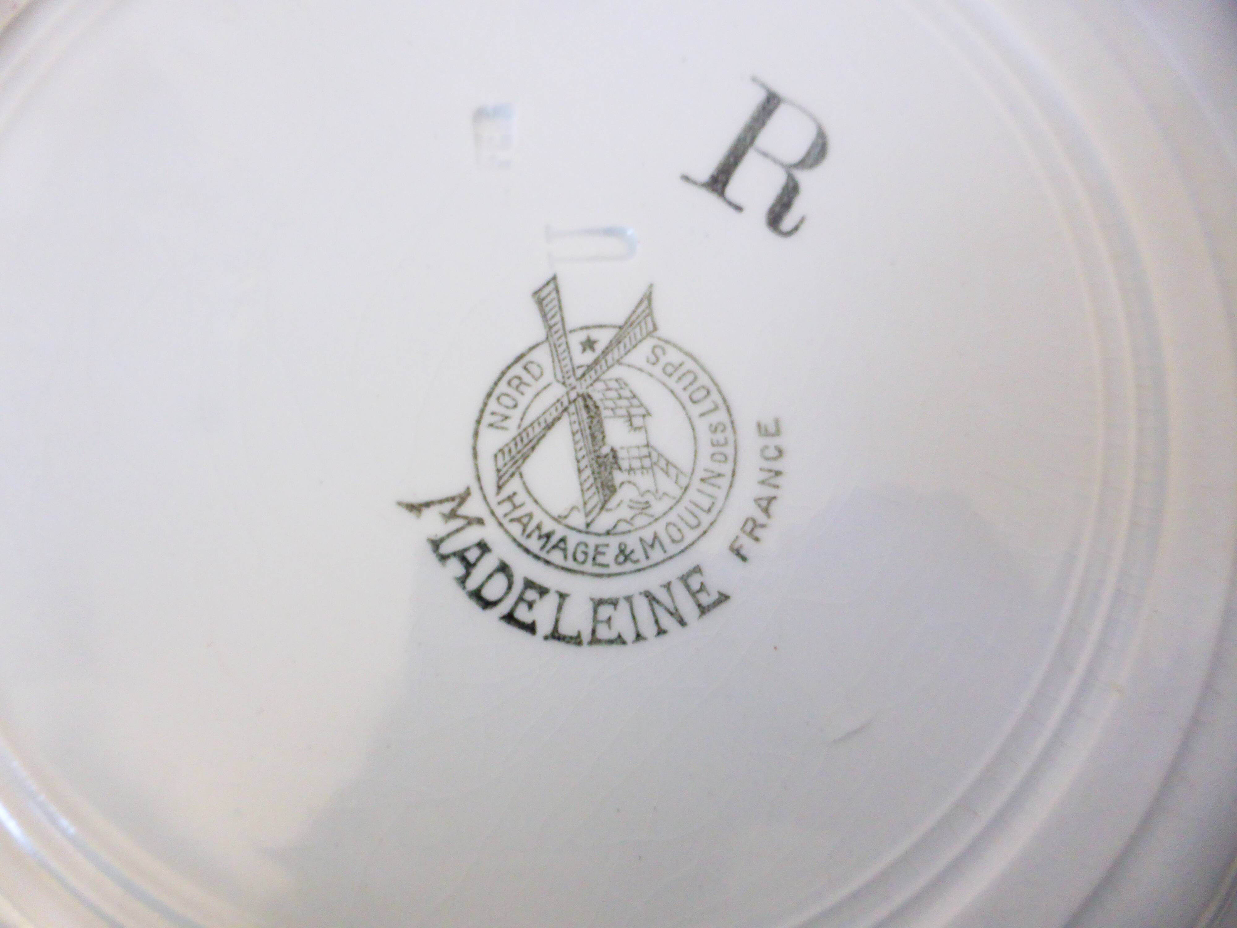 4 assiettes plates du Moulin des Loups et Hamage Madeleine 2106191