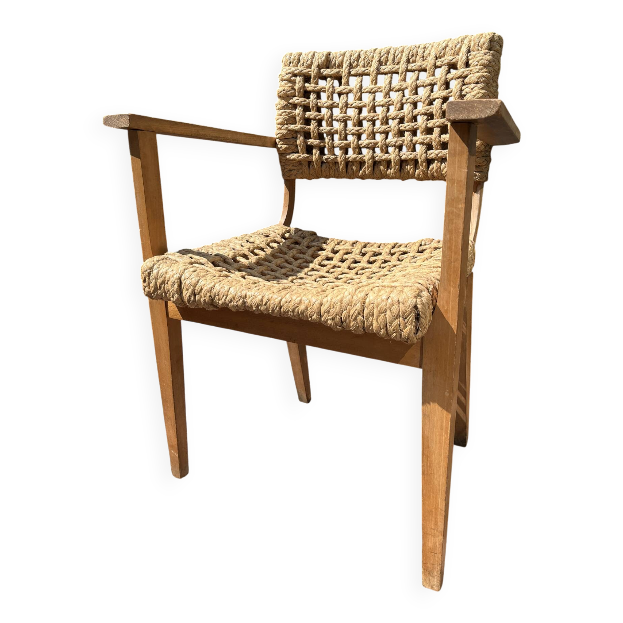 Audoux &  Minet Bridge Armchair, 1950s